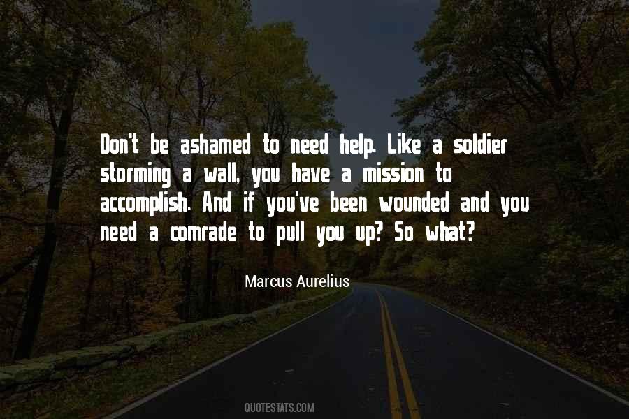 Wounded Soldier Quotes #1087840