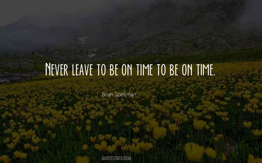 Quotes For On Time #1292003