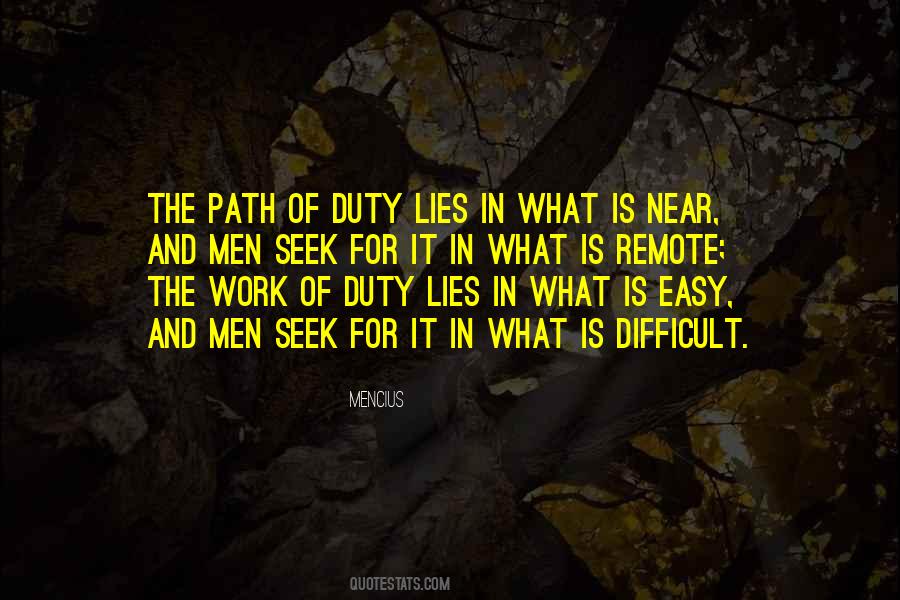 Easy Path Quotes #1439732