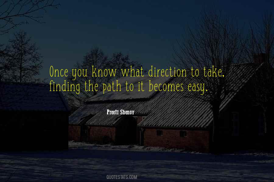 Easy Path Quotes #273340