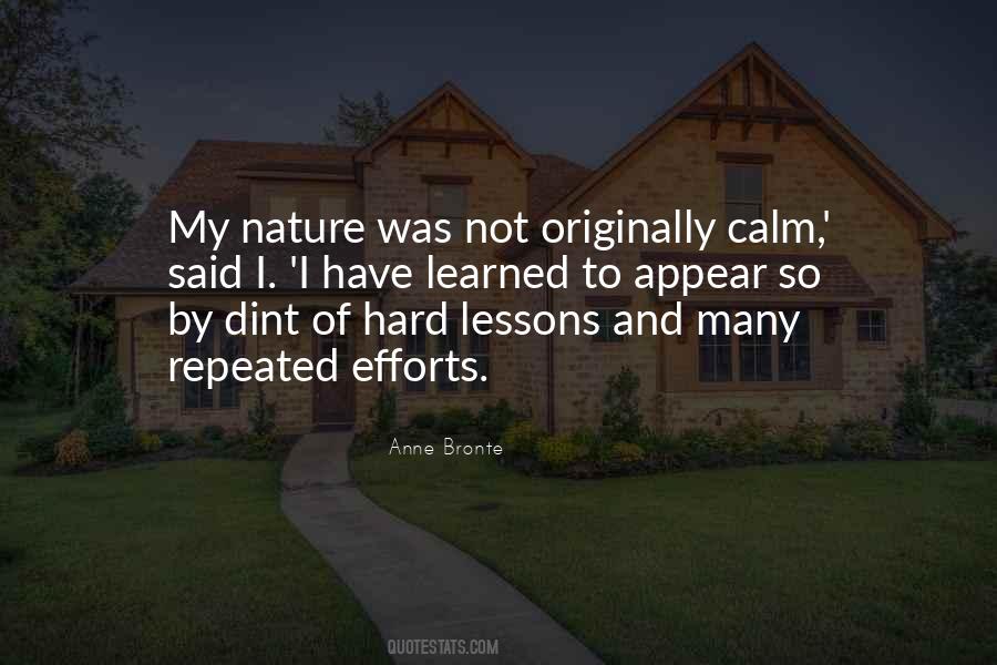 Hard Lessons Learned Quotes #1117650