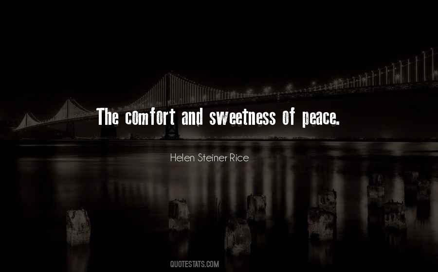 Quotes For Peace And Comfort #1605645