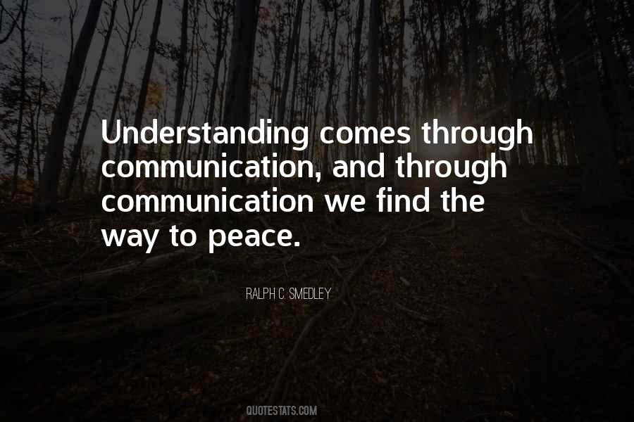 Quotes For Peace And Understanding #274993