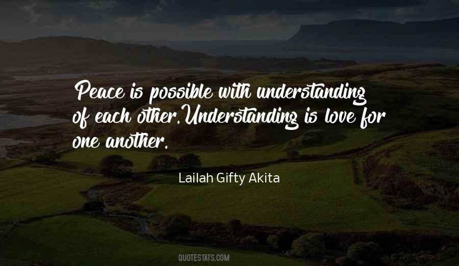 Quotes For Peace And Understanding #353833