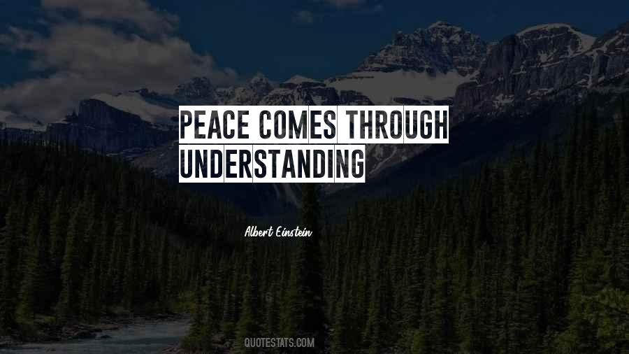 Quotes For Peace And Understanding #476997