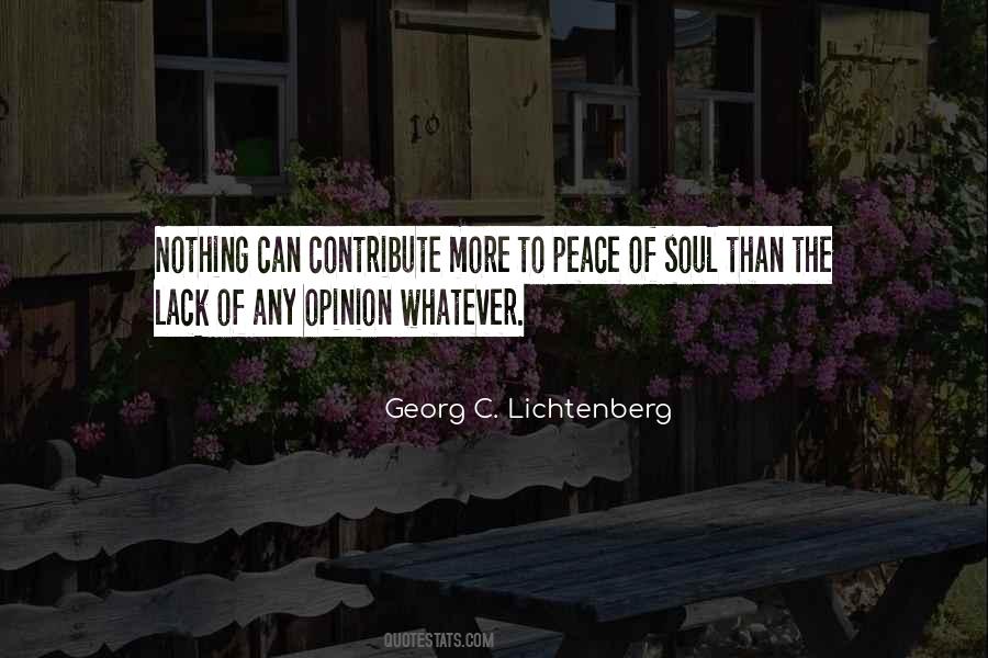 Quotes For Peace Of Soul #1754654