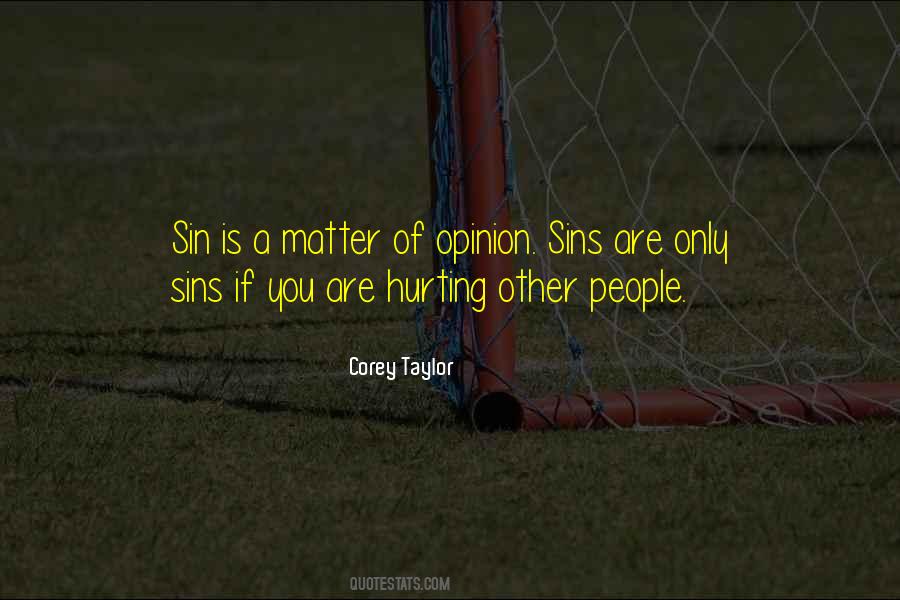 Hurting Other People Quotes #98947