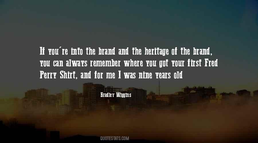 Your Heritage Quotes #1551824