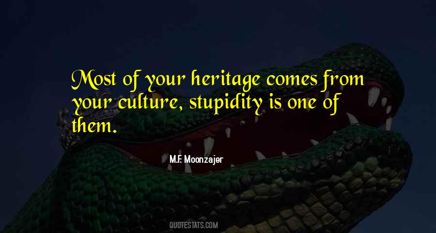 Your Heritage Quotes #313351