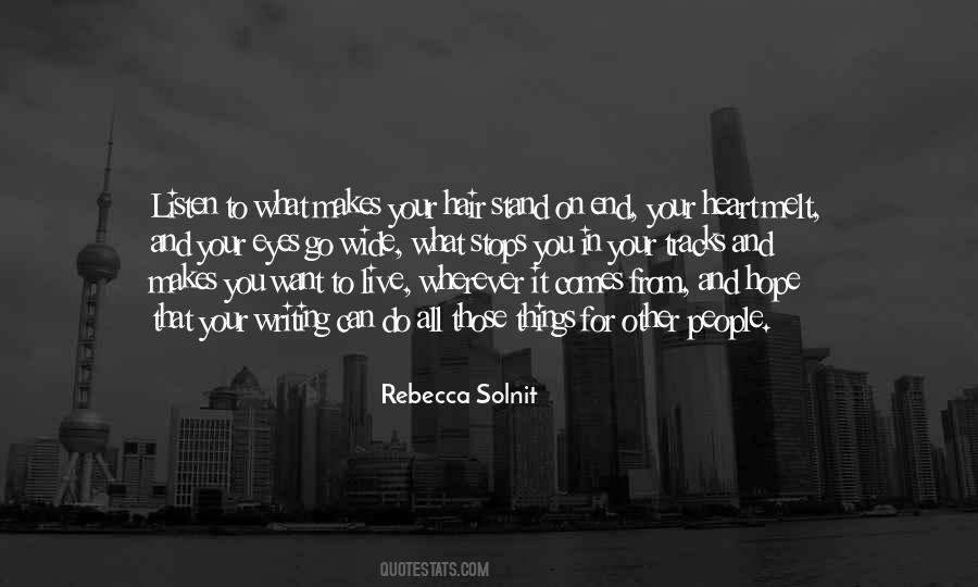 What Do You Hope For Quotes #415623