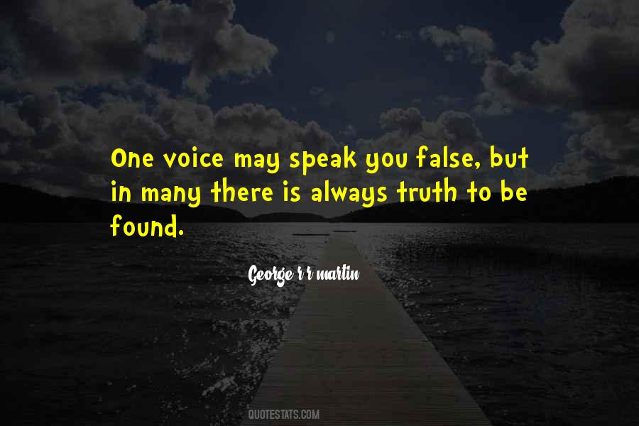 One Voice Quotes #1051500