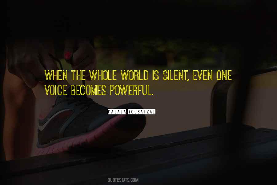 One Voice Quotes #203628