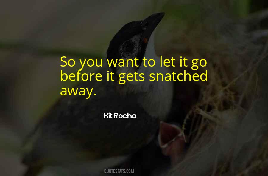 Snatched Away Quotes #164027