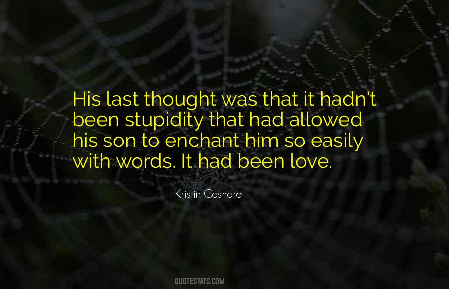 His Last Words Quotes #563030
