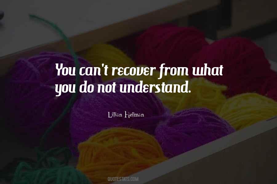 We Can Recover Quotes #175848