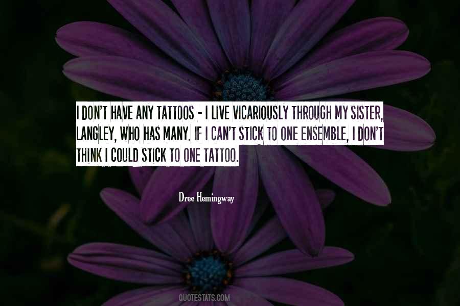 Quotes For Sister Tattoos #1105517