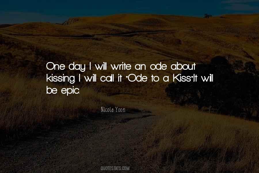 Quotes About Ode #317305