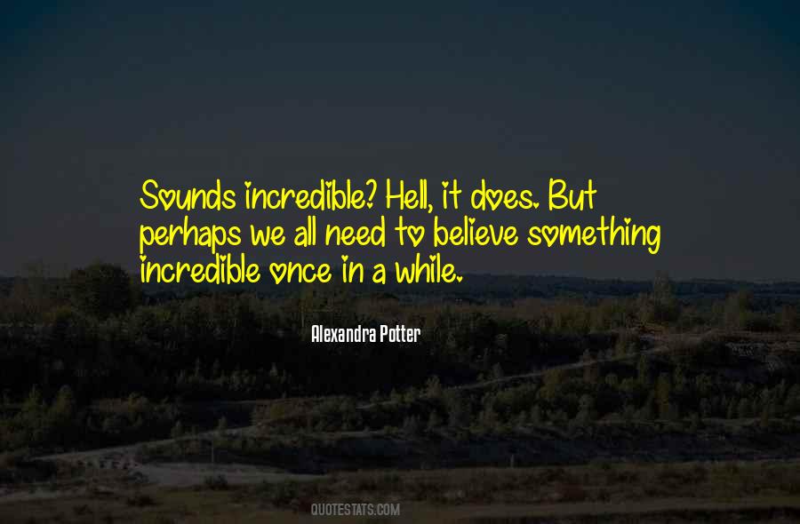 Once In A While Quotes #1345470