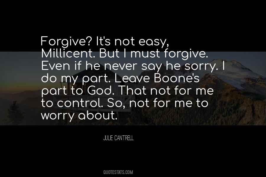 Quotes For Sorry God #1072452