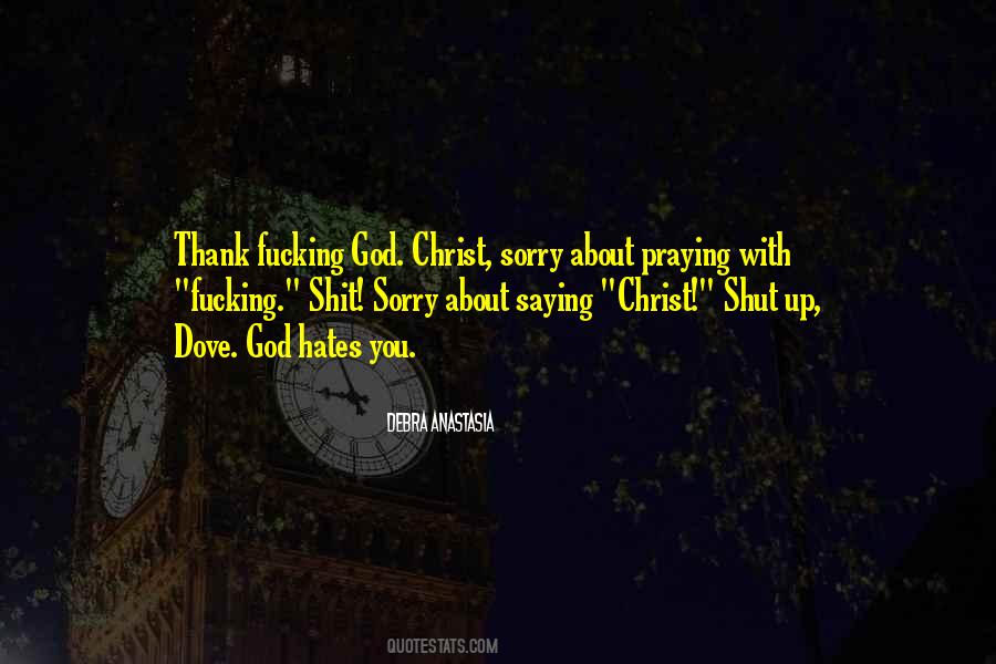 Quotes For Sorry God #235687