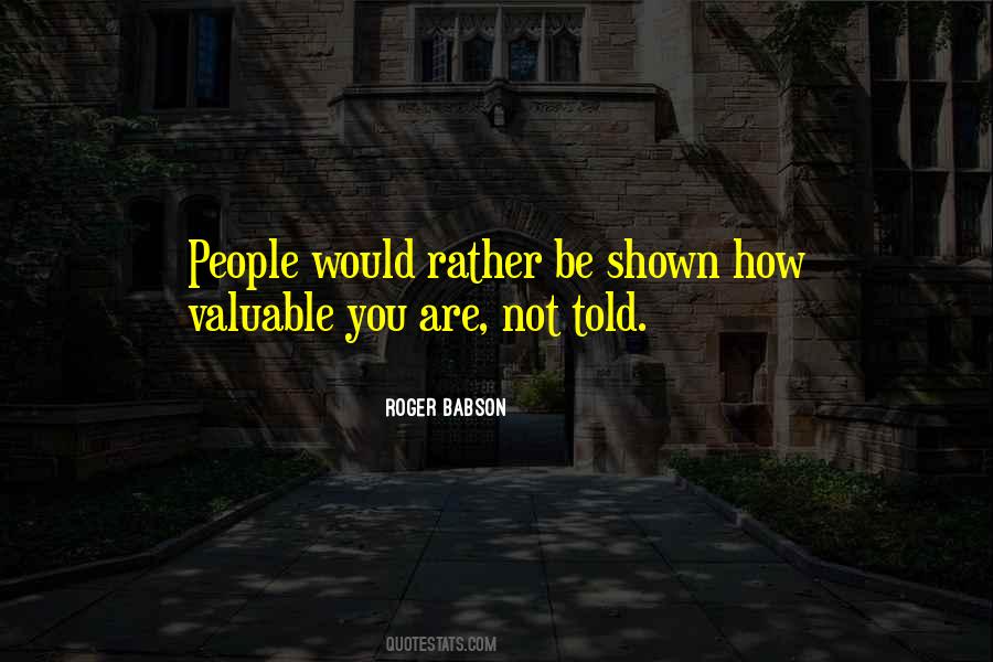 Babson Quotes #1549793