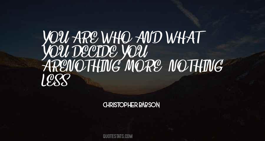 Babson Quotes #516422