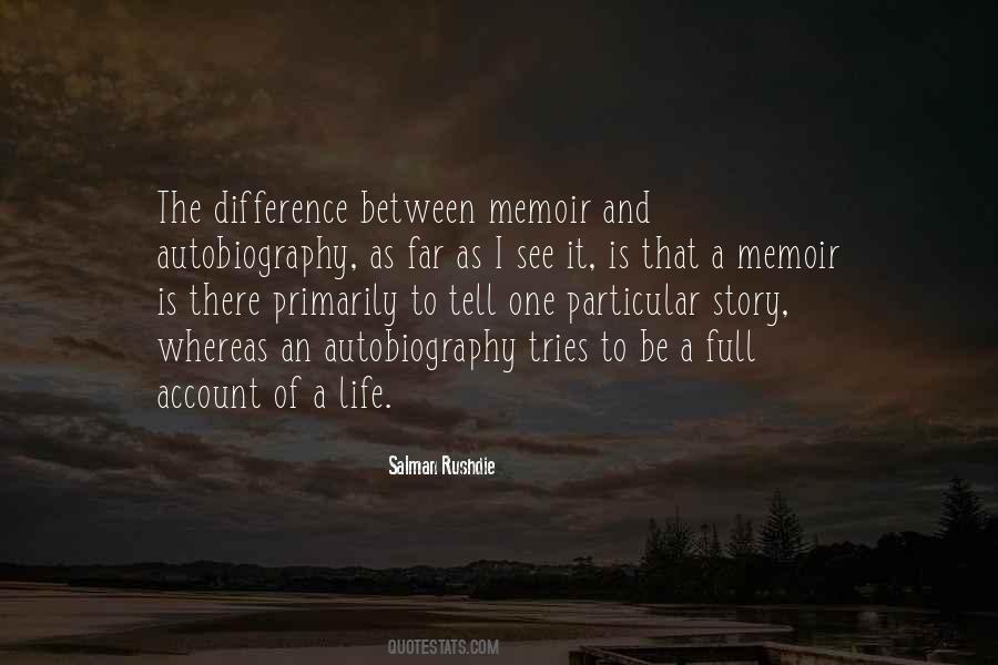 A Memoir Quotes #395