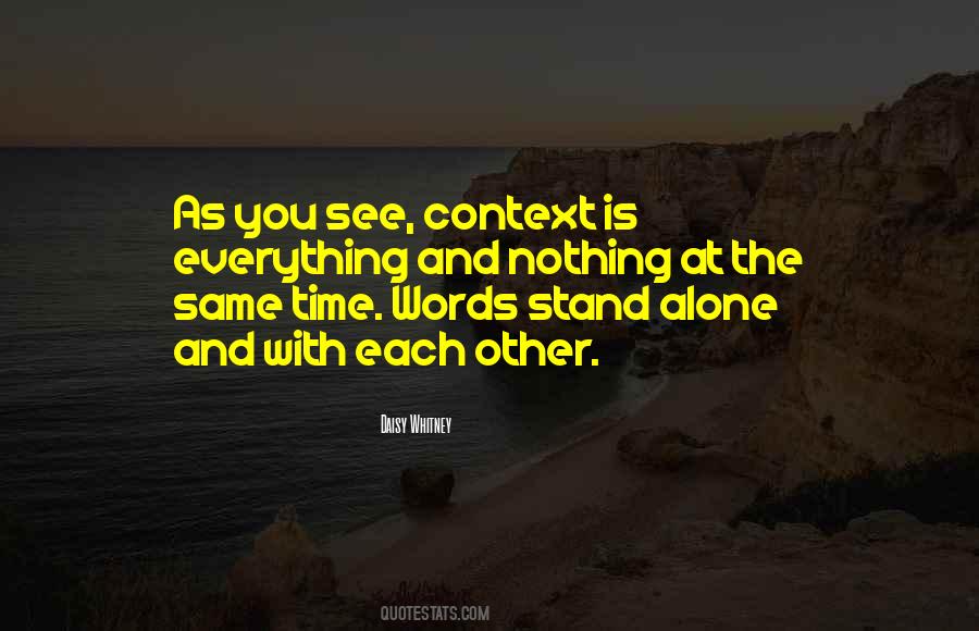 Quotes For Stand Alone #1140402