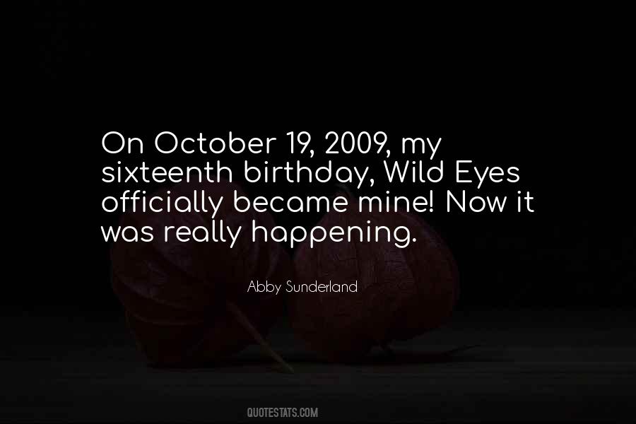 Quotes About October Birthday #442705
