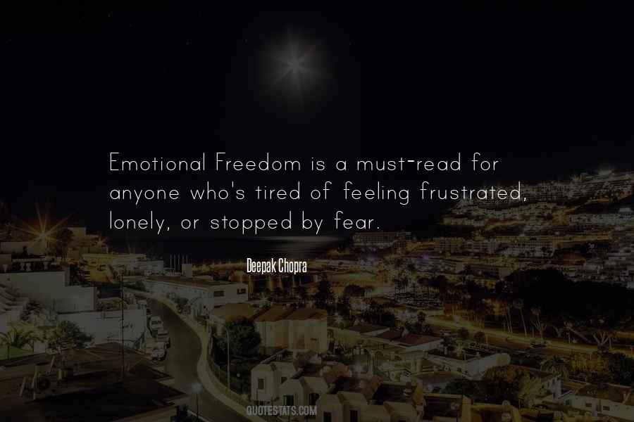 Tired Of Feeling Quotes #1829105