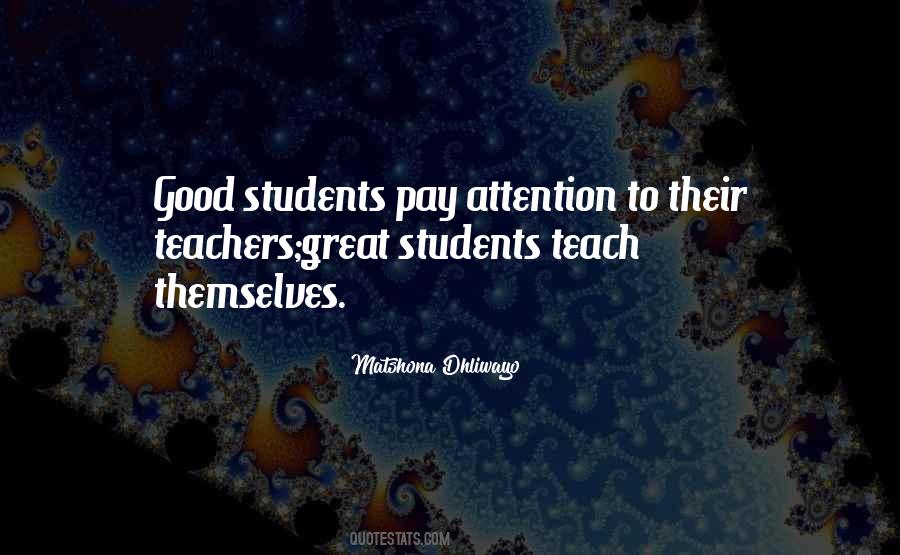 Quotes For Students To Teachers #363676