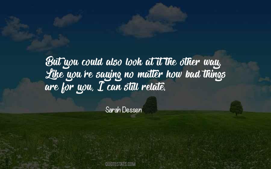 Sarah Dessen Someone Like You Quotes #85255