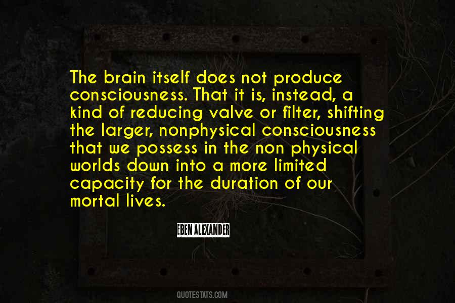 Limited Consciousness Quotes #1749937