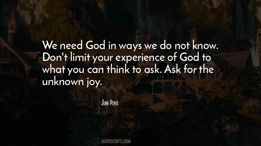 Need God Quotes #1787782