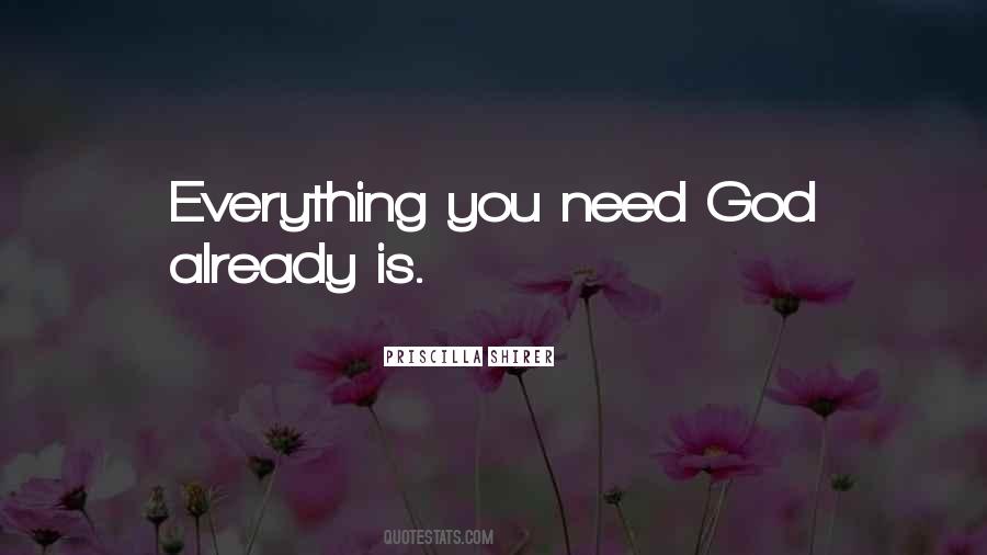 Need God Quotes #778922