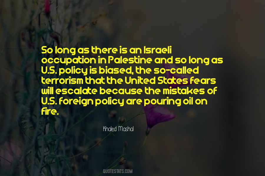 Quotes About Occupation In Palestine #1846986