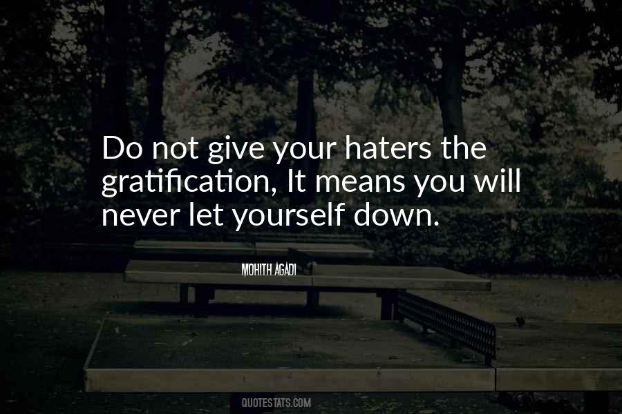 Quotes For The Haters #238734