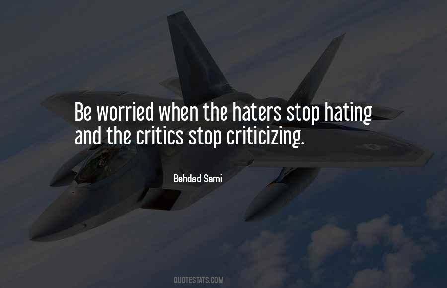 Quotes For The Haters #555312