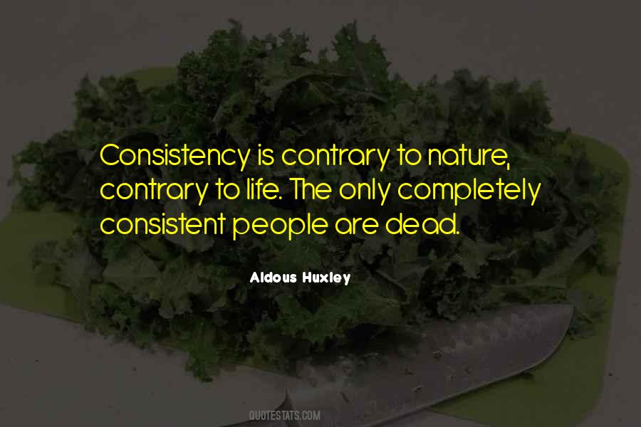 Contrary To Nature Quotes #1346575