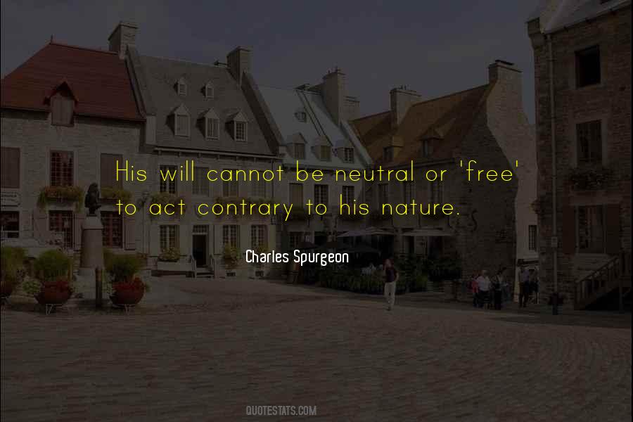 Contrary To Nature Quotes #1362913