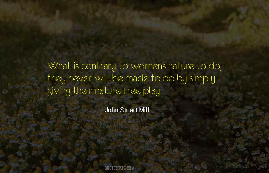 Contrary To Nature Quotes #282701