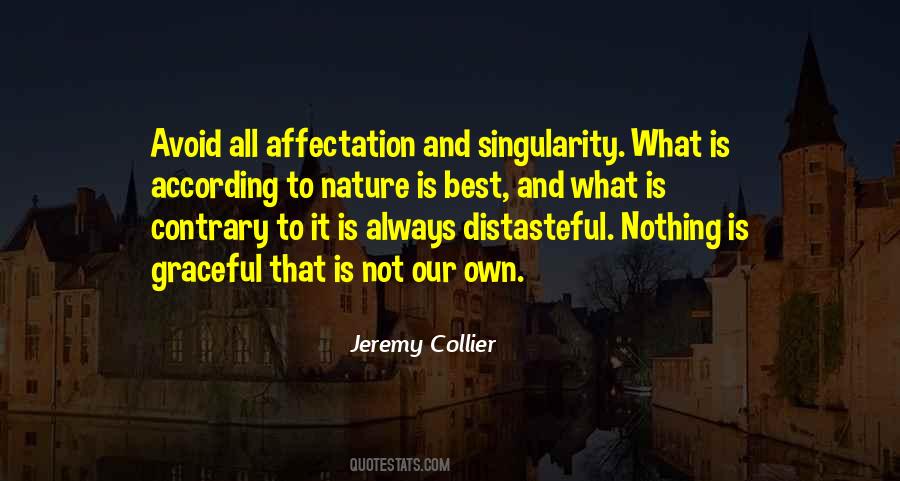 Contrary To Nature Quotes #345027