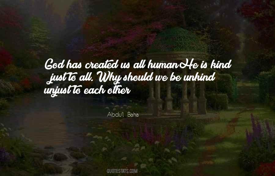 Kind And Unkind Quotes #290251