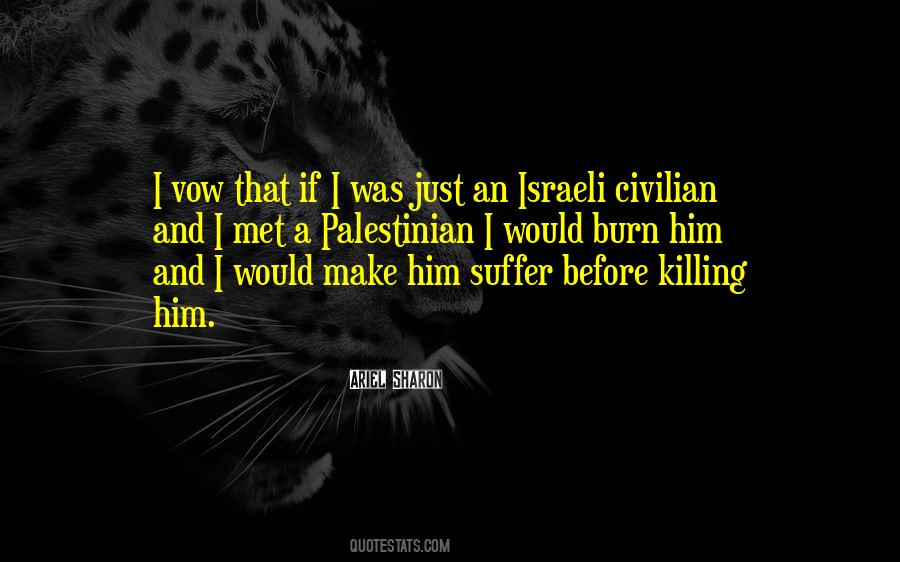 Israeli Palestinian Quotes #1280327