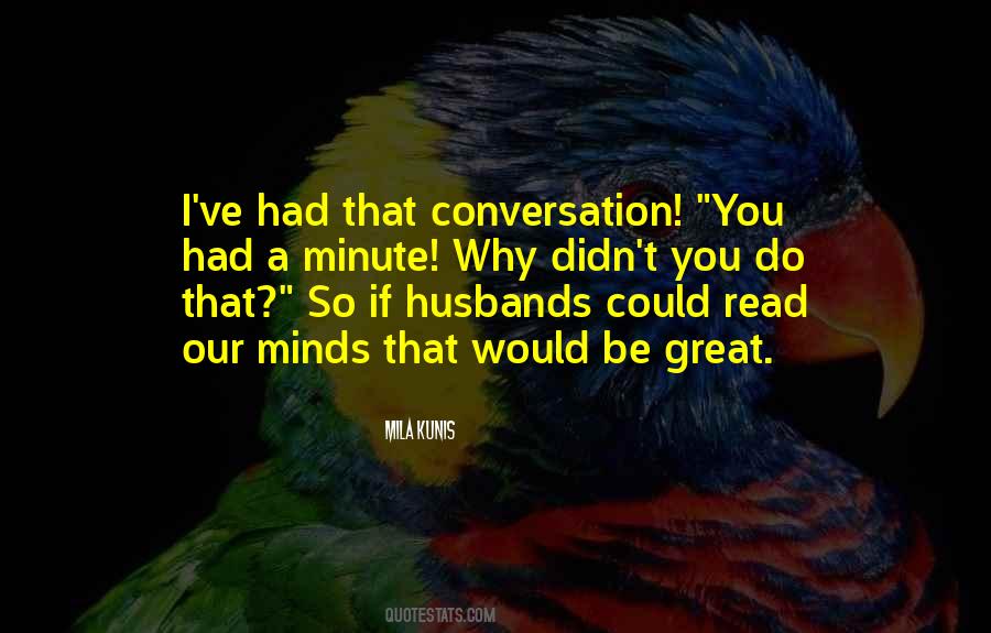 Conversation You Quotes #569043