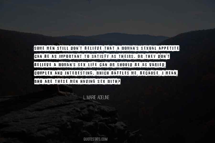 Sexual Life Quotes #934542
