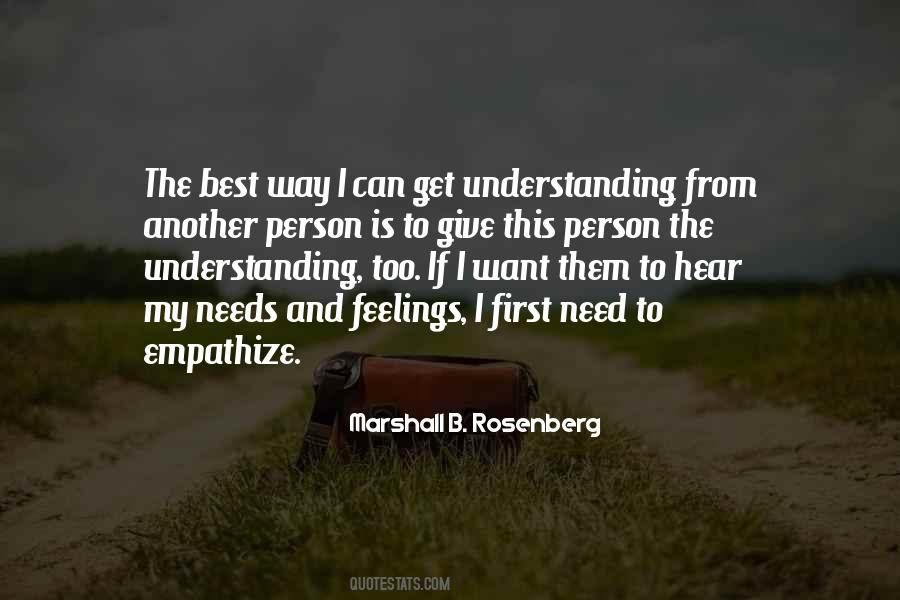 Quotes For Understanding Feelings #591869
