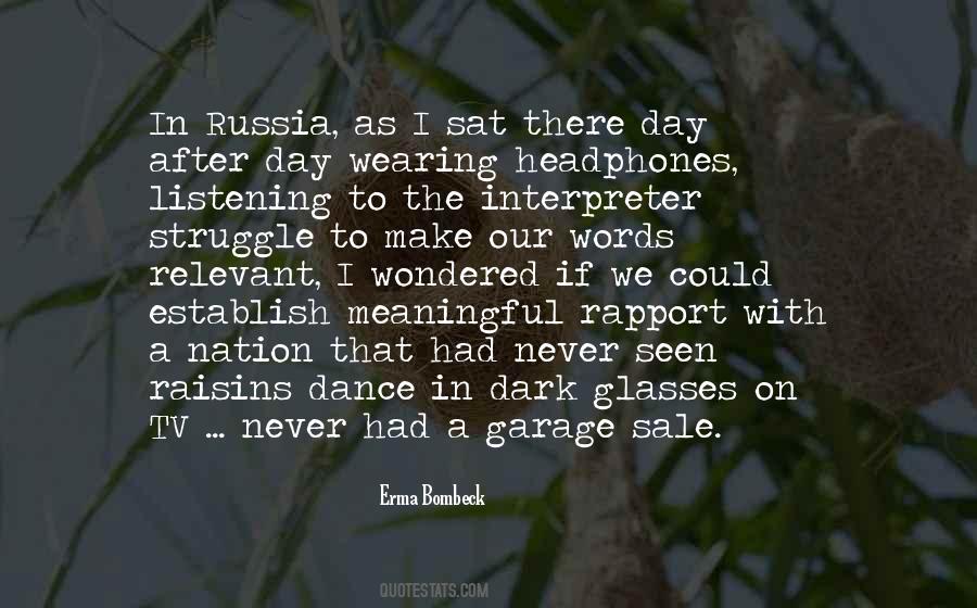 Dark Glasses Quotes #1649804
