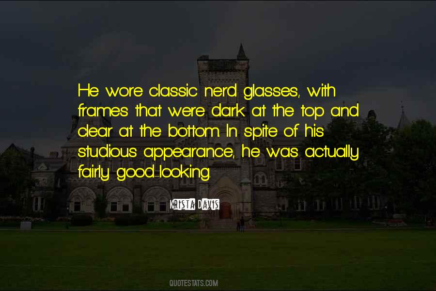 Dark Glasses Quotes #1852749