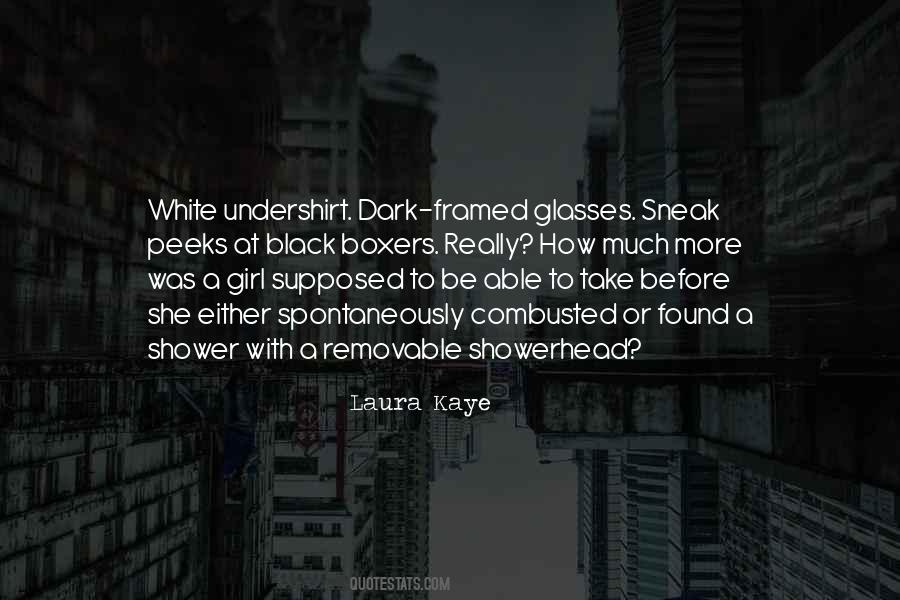 Dark Glasses Quotes #997238